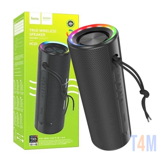 Hoco Wireless Speaker HC20 Luster Sports Obsidian Black